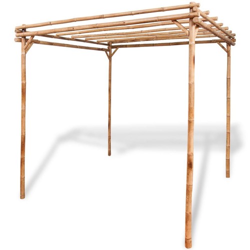 Bamboo pergola wooden garden - wooden,