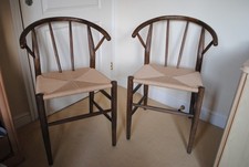 New Loaf Pitstop Pair of Chairs in Dark Oak  **Delivery Possible**