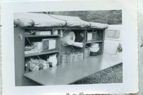 Camper travel trailer open - travel,