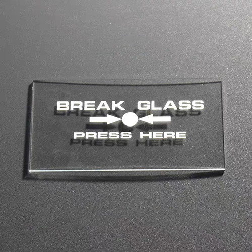 Emergency break glass - break,