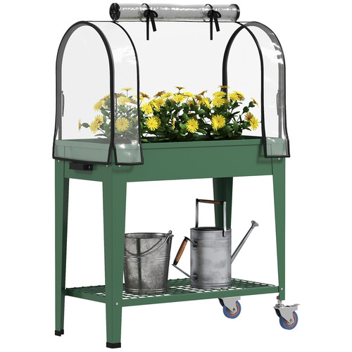 Mobile raised garden - raised, with