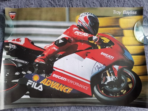 Troy bayliss signed ducati - bayliss,