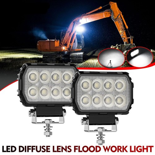 2pcs inch rectangular - 4.4, led