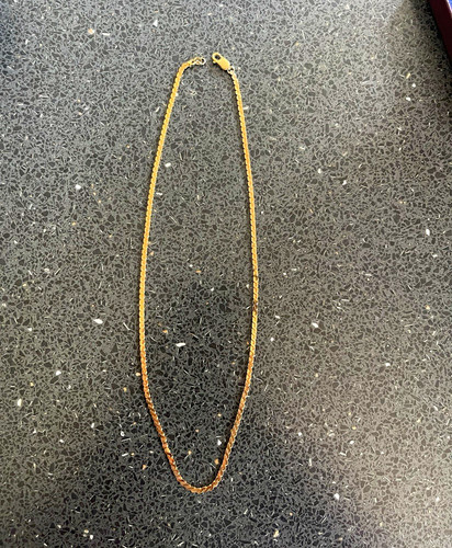 9ct yellow gold link chain - gold, s-link