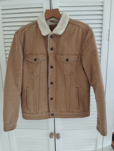 Mens levis sherpa jacket size - levis,