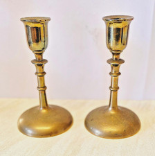 Small Pair of Antique Brass