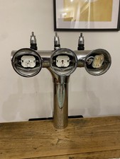 Porta 3 Tap Chrome T-Bar Beer
