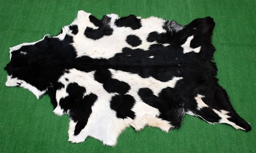 Luxury goat hide rug - rug, on