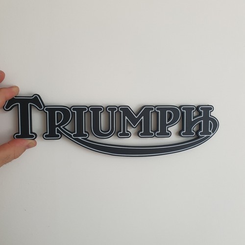 Triumph logo inspired wall - triumph,