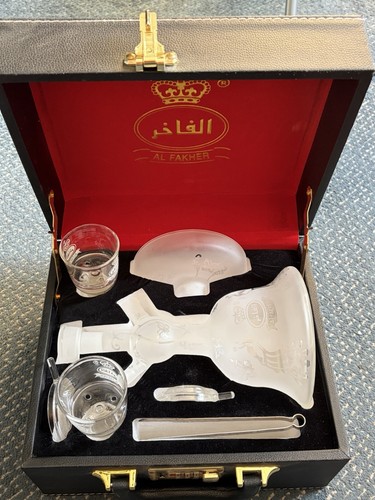 Fakher clear glass shisha - fakher,