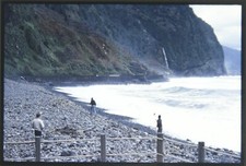 35mm Slide Cliffs Sea Waves