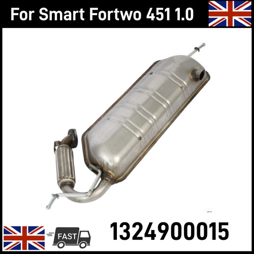 Exhaust rear back box - rear, silencer