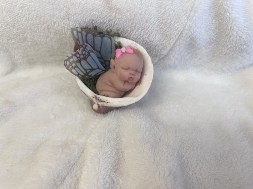 Polymer clay baby sculpt - baby,
