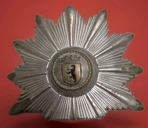 Police cap badge tschako - police, badge,