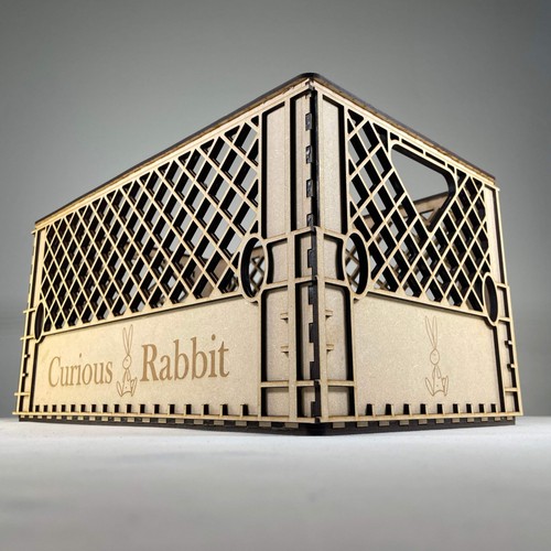 Milk crate pre - crate,