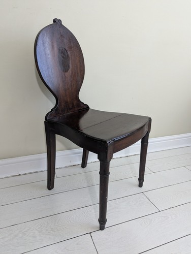 Antique victorian hall chair - victorian,