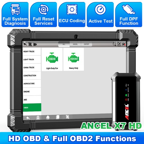 Ancel truck scanner dpf - hd,