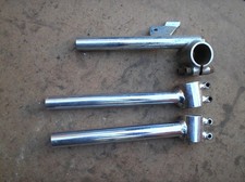 Triumph BSA Norton ? ODD John Tickle clip on handlebars x3 RANDOM JOB LOT USED