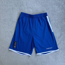UNIHOC Mens Sports Shorts Bermuda Medium Retro Football Short Pants 21519 Blue
