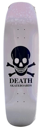 Death skateboard deck white - death,