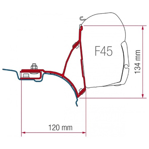 Fiamma f45s bracket - fiamma,