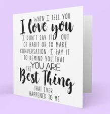 Sentimental I Love You Card 5