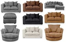 Byron Dino jumbo cord  3 and 2 seater Corner sofa Armchair Swivel chair *Sale*