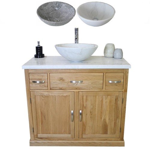 Bathroom vanity unit oak - bathroom,
