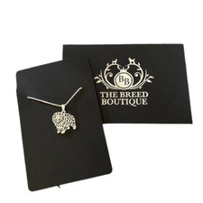 CHOW CHOW DOG PENDANT WITH 18" SILVER COLOUR NECKLACE CHOW GIFT