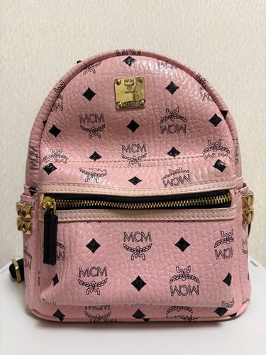 Mcm pink rucksack backpack - mcm,