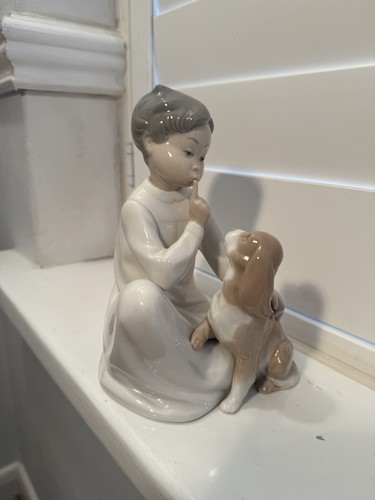 Lladro 4522 shhh quiet - lladro,