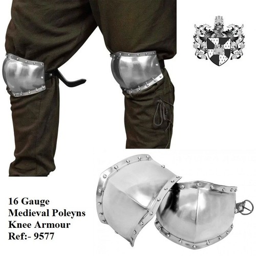 Medieval knee armour for - armour,