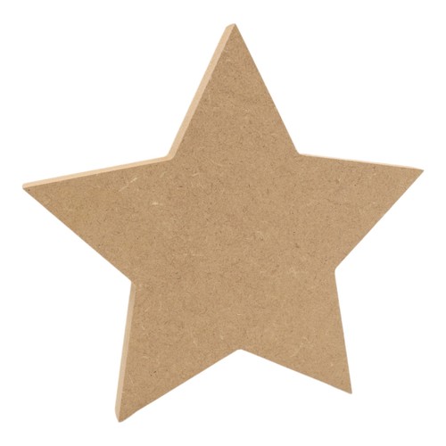 Wooden mdf star - mdf,