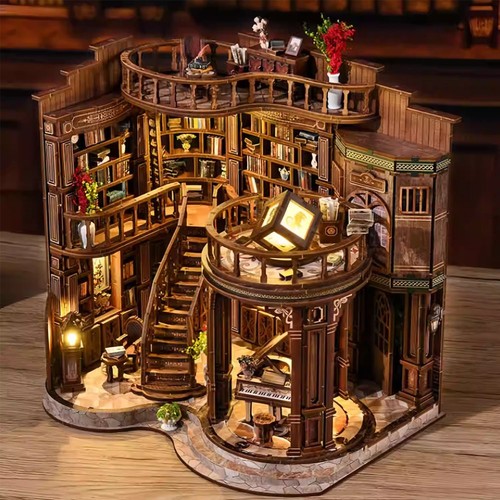 Wooden book nook - wooden, kit