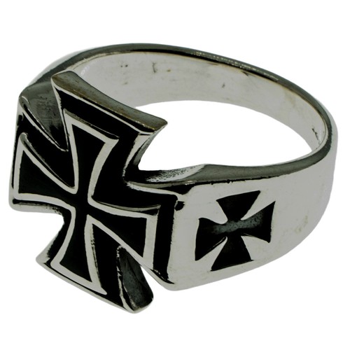 Iron cross ring 925 - ring, sterling