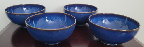 Denby imperial blue - 4, x