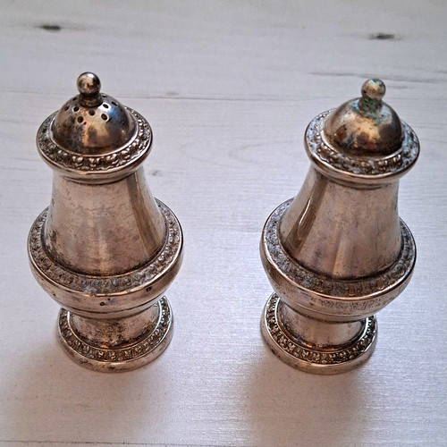 Pair silver plate - pair, &