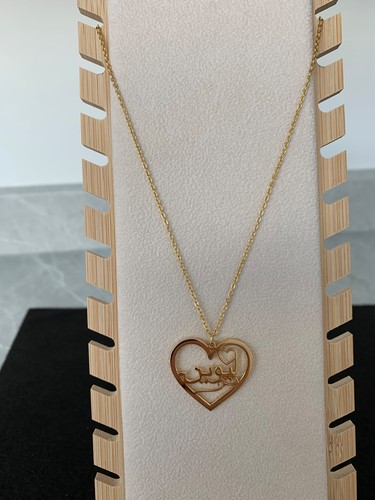 Gold tone heart - gold,