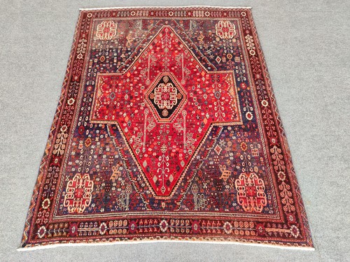 Dark antique rug - rug, 5x6,