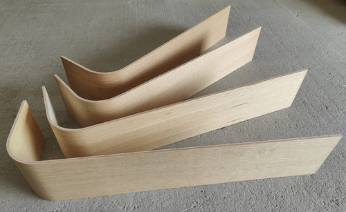 Oak faced bullnose - ,