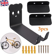 3x Bike Rack Hook Storage Steel Wall Mounted Hanger Hanging Stand Bicycle Holder