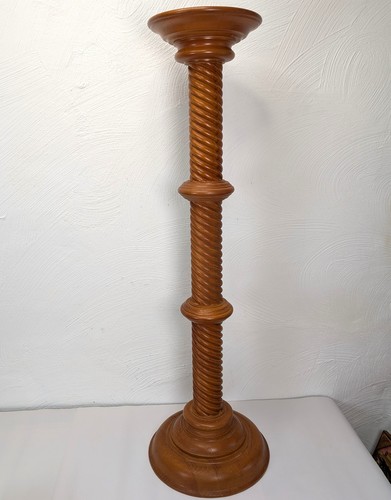 Vintage wood barley twist - wood,