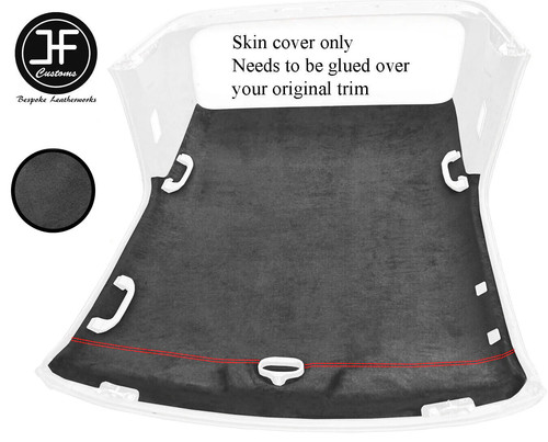 Red stitch cabrio hardtop roof - red,