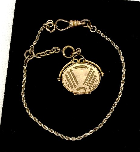 Antique gold filled chain with - filled,