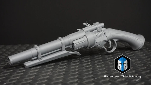 Star wars inspired flintlock - star,
