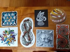29 Vintage Escher Paper Scraps