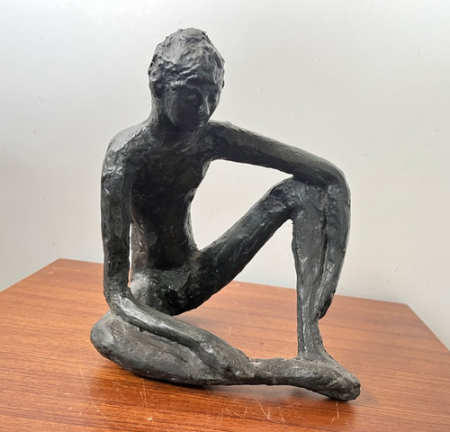 Abstract modernist seated - abstract,