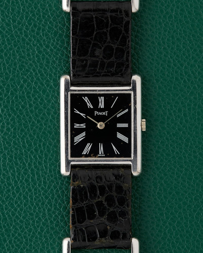 Piaget tank 18k white gold - piaget,