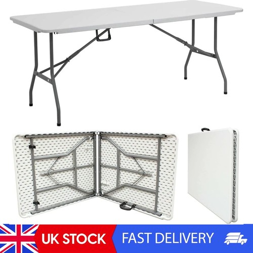 6ft heavy duty folding table - "6ft,