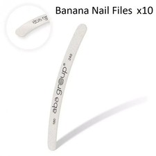 10 x  BANANA NAIL FILES DOUBLE